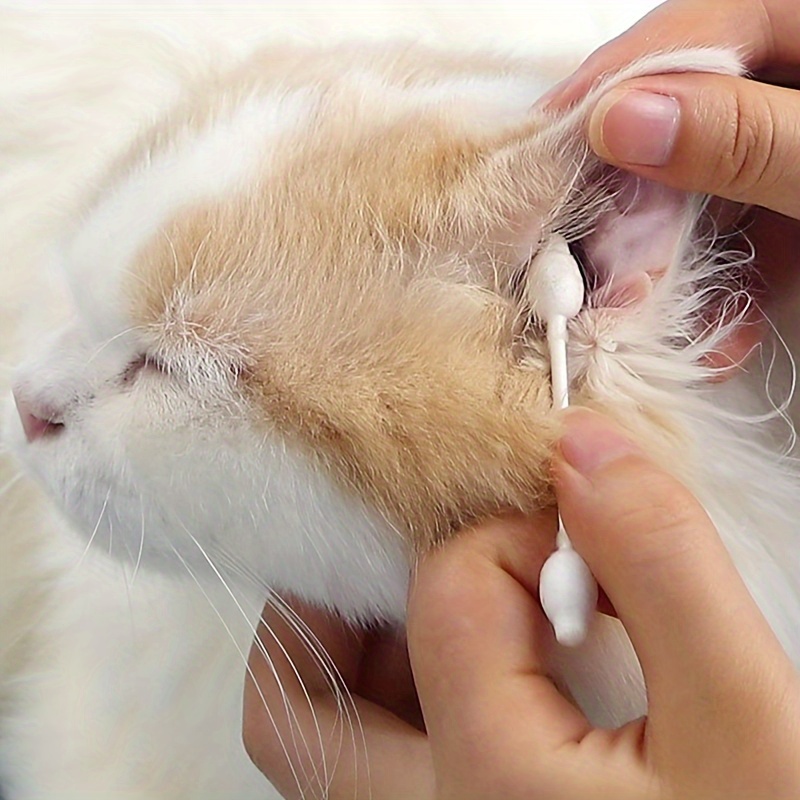 Toallitas para ojos de perro, removedor de manchas de lágrimas para perros  y gatos, almohadillas de lavado de ojos de dedos para mascotas, 100