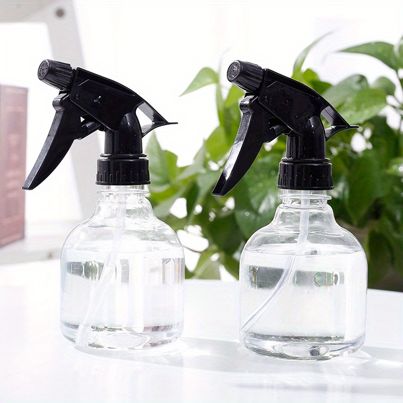 Botella pulverizadora de plástico de 16.9 onzas, botellas de spray vacías,  recipiente transparente recargable para agua, aceites esenciales, cabello