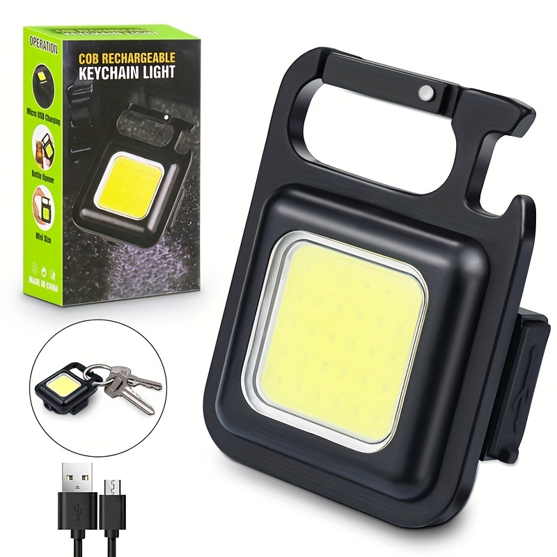 Usb linterna led recargable lámpara de luz de trabajo leds soporte de  antorcha soporte gancho giratorio para la reparación de coches taller de  camping