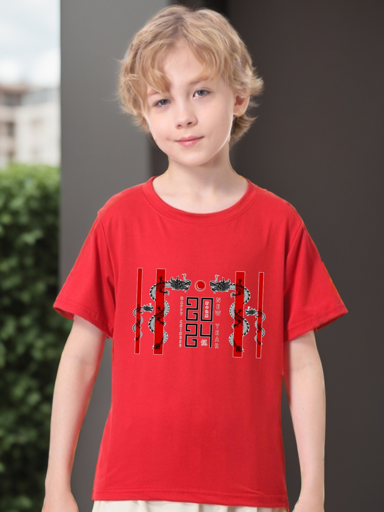 Camisa Roja Para Niños - Temu