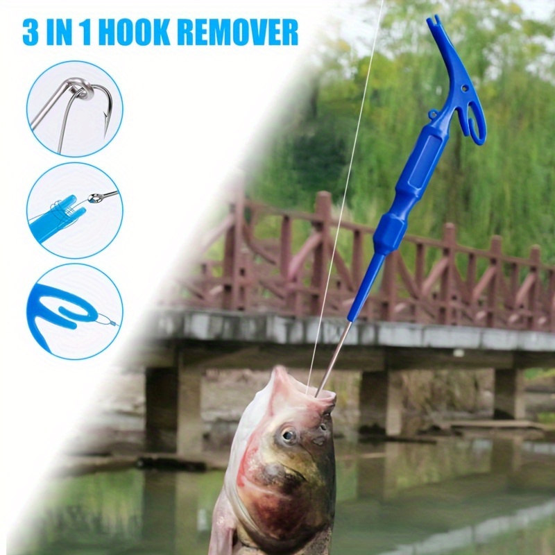 SAMSFX Fly Fishing Knot Tying Tool for Hooks, Lures and Lines, Quick Loop  Tyer, Zinger Retractors Combo