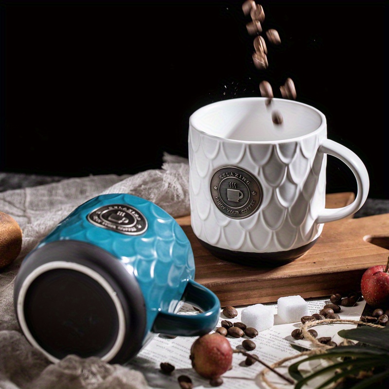 Tazas de cerámica Retro con bandeja para café, leche, té, tazas de oficina,  el mejor regalo de cumpleaños para amigos - AliExpress