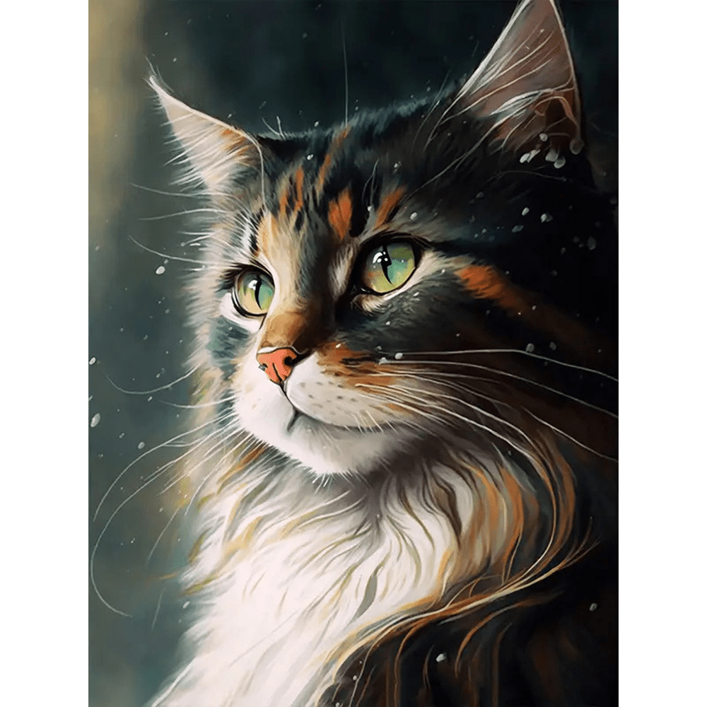Diamond Painting - Special Shape - Cat(30*30cm) 820886.01