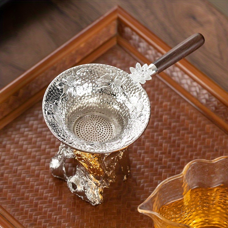 

304 Steel Tea Filter Wooden - For