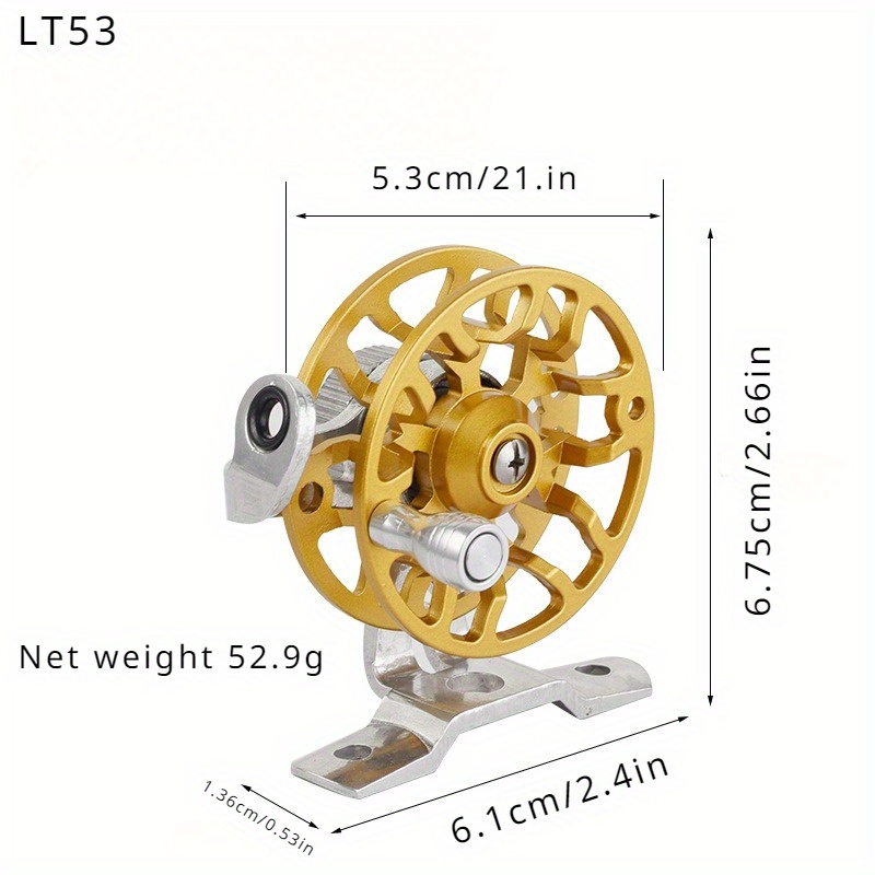 Cheap Metal Wire Cup Ice Fishing Reel Raft Fishing Wheel Front Fishing  Wheel for Ice Fishing