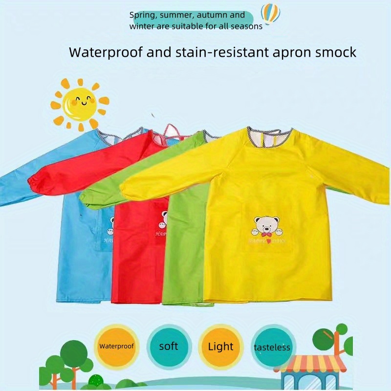 

Diy Waterproof Painting Apron: Adjustable, Cute, And Suitable For Painting, Cooking, Baking, And Handicraft Making