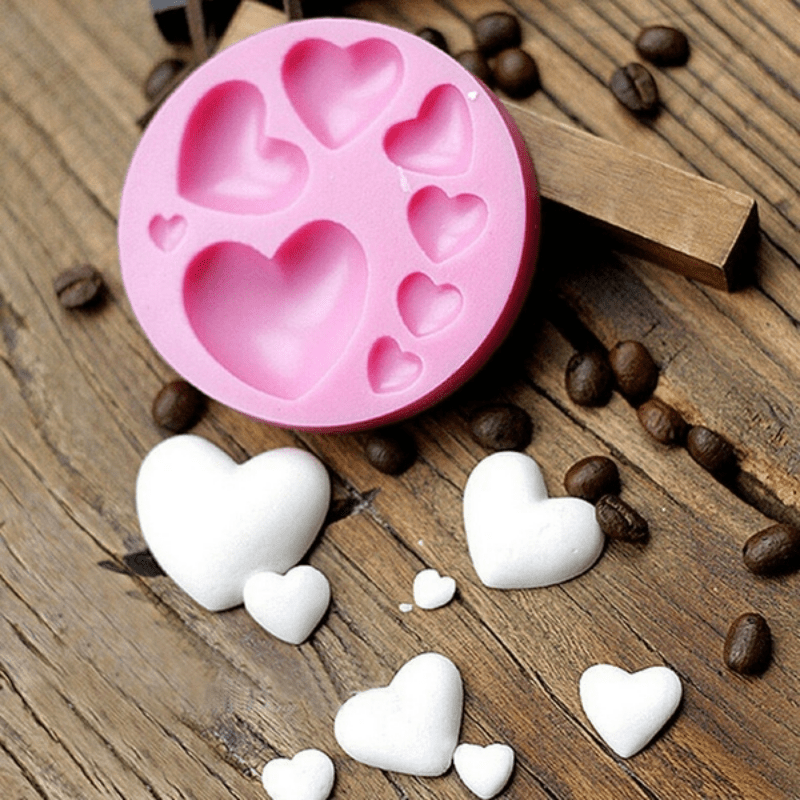 Diy Heart Door Candle Mold Heart shaped Coaster Valentine's - Temu