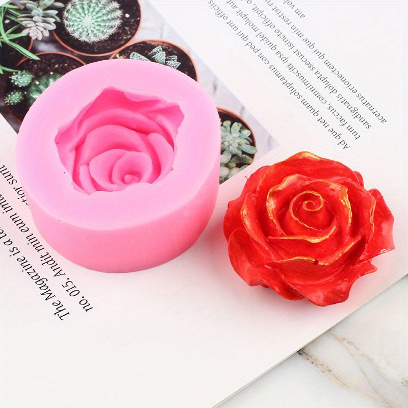 Beautiful Rose Silicone Mold-Rose Flower Resin Mold-Silicone Rose  Mold-Jewelry Charm Mold-Epoxy Resin Art Mold-Gift for Her