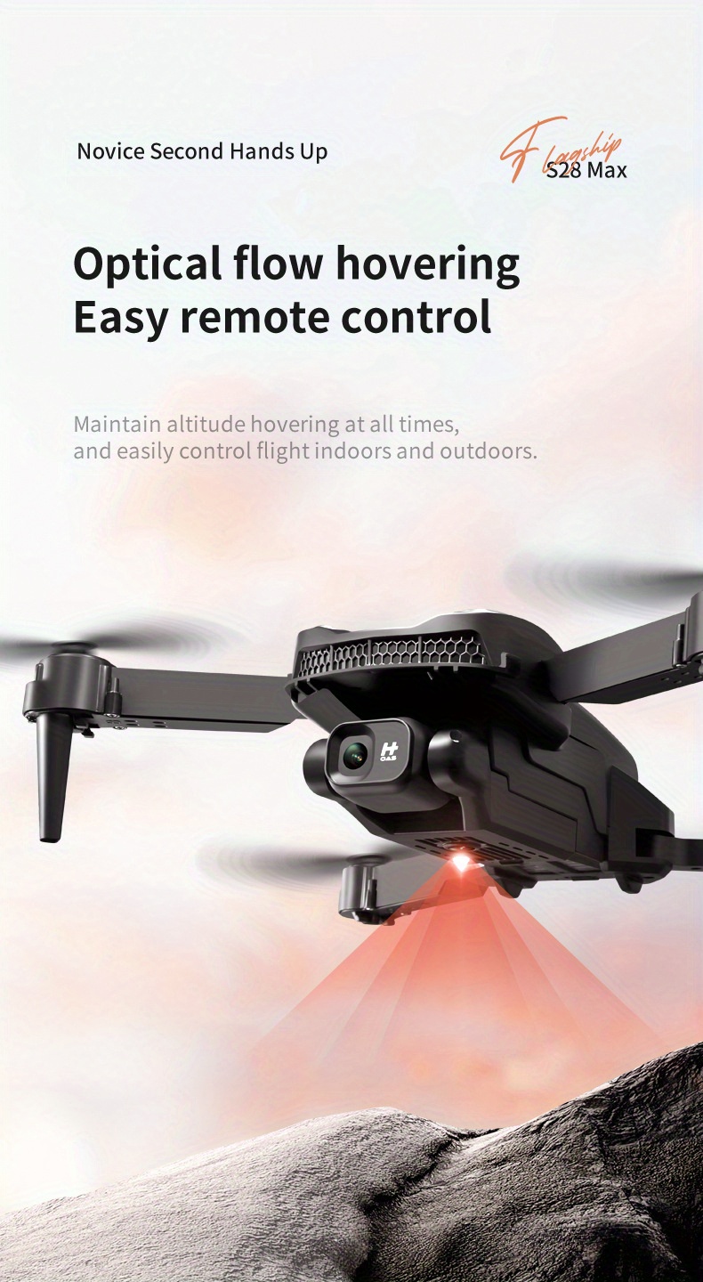 (3pcs Batteries )S28 Drone, High-definition Dual Camera Drone, 20 Minute Battery Life, One Click Takeoff And Landing, Fixed Height Hover, Gesture Recognition Control, Suitable For Beginners And Holiday Gifts details 8