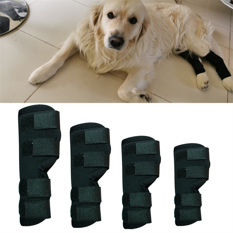 1 Pair Dog Rear Leg Brace Canine Rear Hock Joint Support With