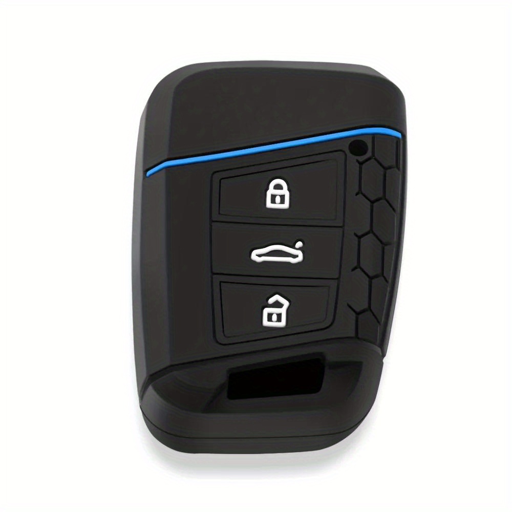 Silicone Key Holder Shell Case For Octavia For Vw B8 Tiguan 2 For Seat Car Key Cover