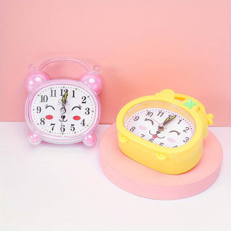 Horloge enfant confetti, rose -Trop mignonne et silencieuse !!