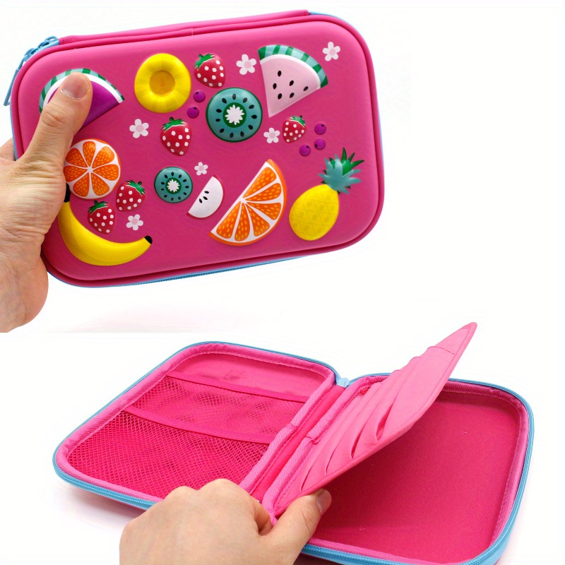 Back School Pencil Case Pen Box Students Waterproof 3d Large - Temu