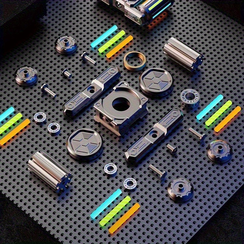 Fidget Spinner Tank Roller Shape Decompression EDC Ratchet Metal Desk Toy  Gift