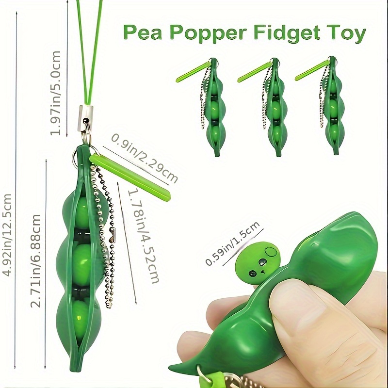 Buy Fitget Toys Squeeze-a-Bean Keyrings, Pea Pendants Cellphone Chain  Soybean Keychain Fitget Toy for Autism Stress Release Anti-anxiety Cute  Funny Little Toys for Adults Children Kids Online at desertcartSouth Africa