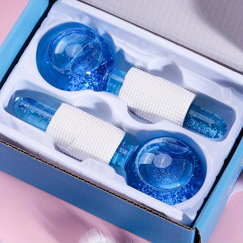 two glitter massage beauty balls facial care balls facial details 9