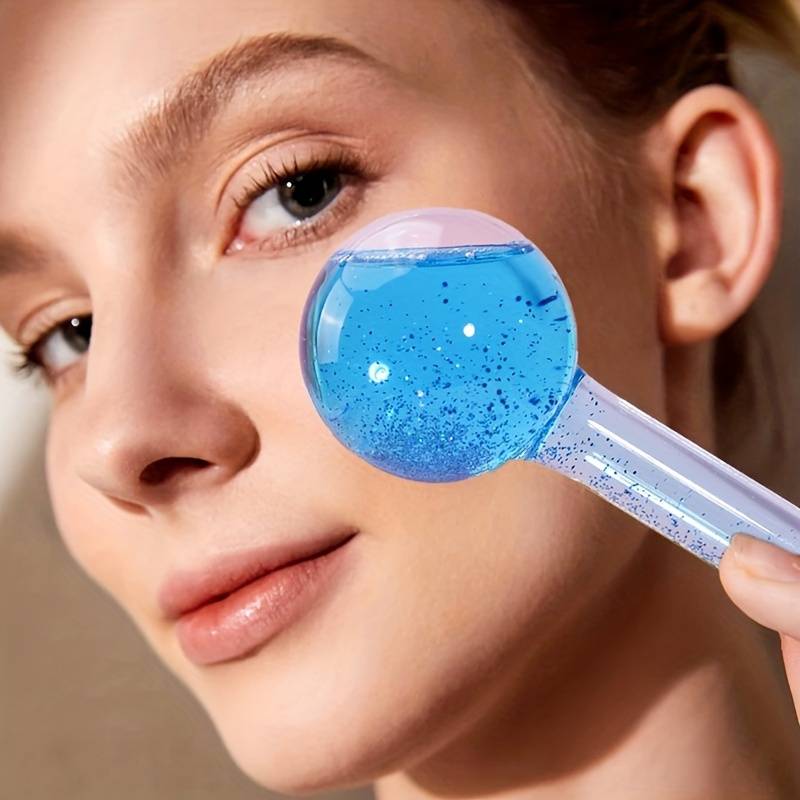 two glitter massage beauty balls facial care balls facial details 0
