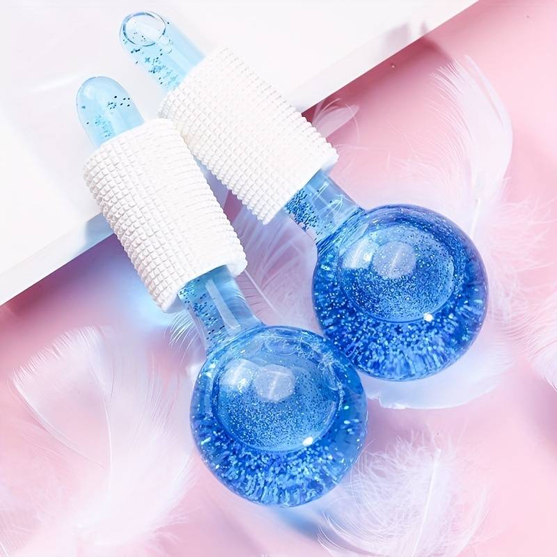 two glitter massage beauty balls facial care balls facial details 5