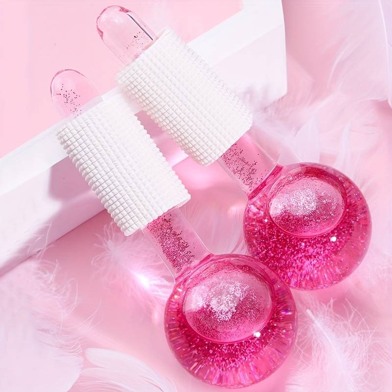 two glitter massage beauty balls facial care balls facial details 1