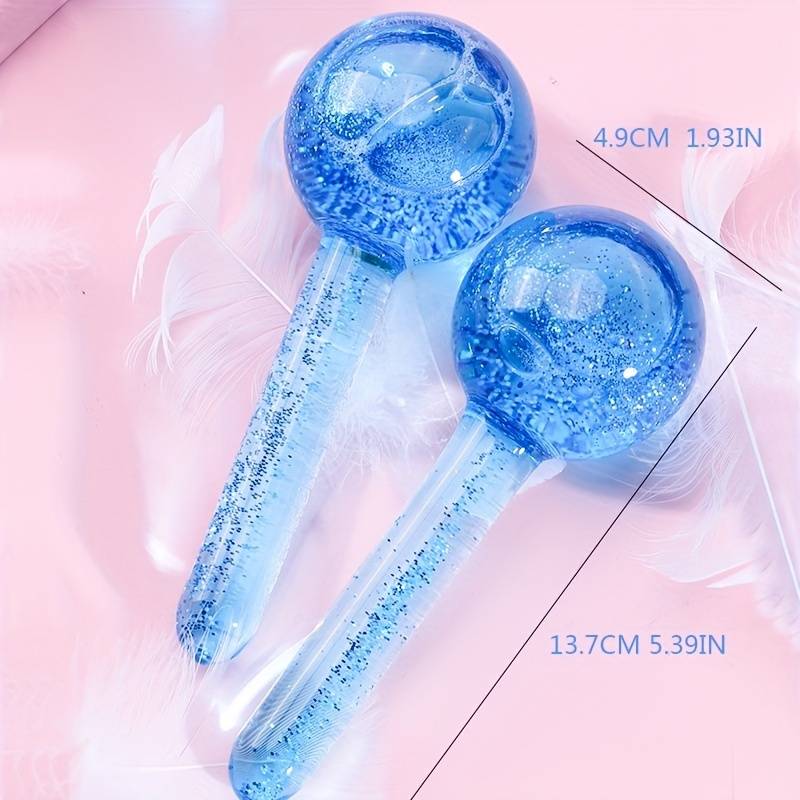 two glitter massage beauty balls facial care balls facial details 4