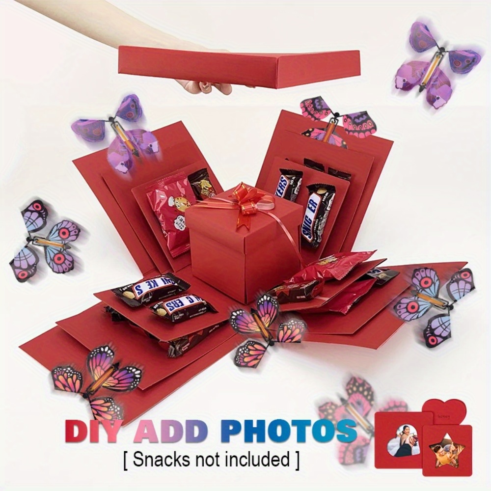 Surprise Gift Box Exploding,Creative DIY Photo Folding Gift Box