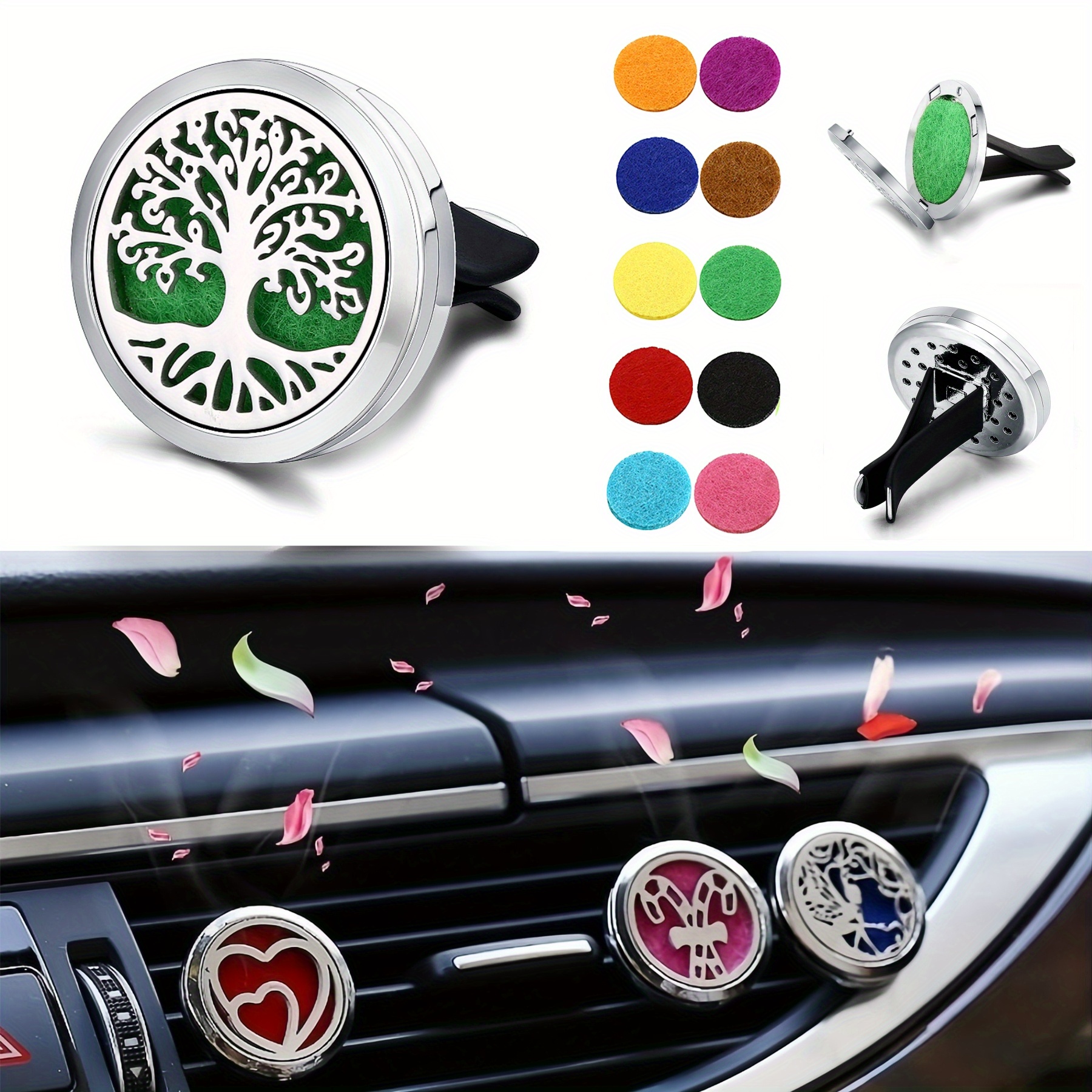 Reed Diffuser Car Air Freshener Vent Clip - Vibrant Scents