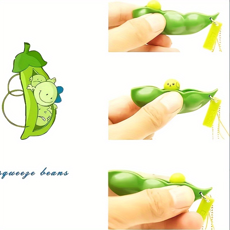 Buy Fitget Toys Squeeze-a-Bean Keyrings, Pea Pendants Cellphone Chain  Soybean Keychain Fitget Toy for Autism Stress Release Anti-anxiety Cute  Funny Little Toys for Adults Children Kids Online at desertcartSouth Africa