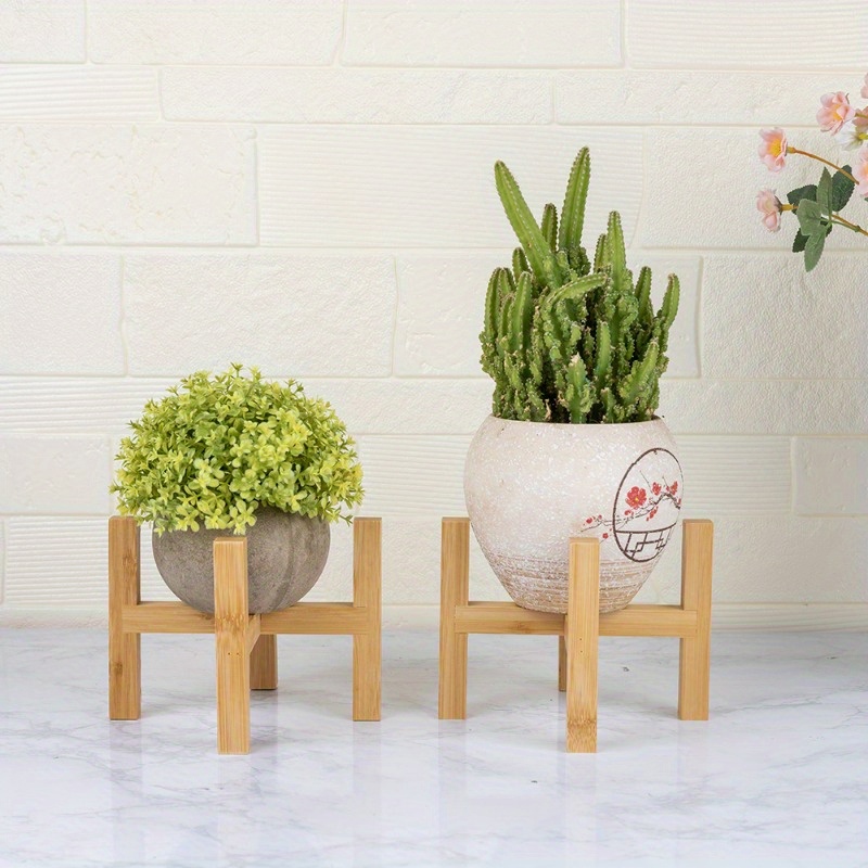 COSTWAY Estantes para Plantas de 3 Niveles, Estantería de Bambú Decorativa  para Macetas de Flores, Estante