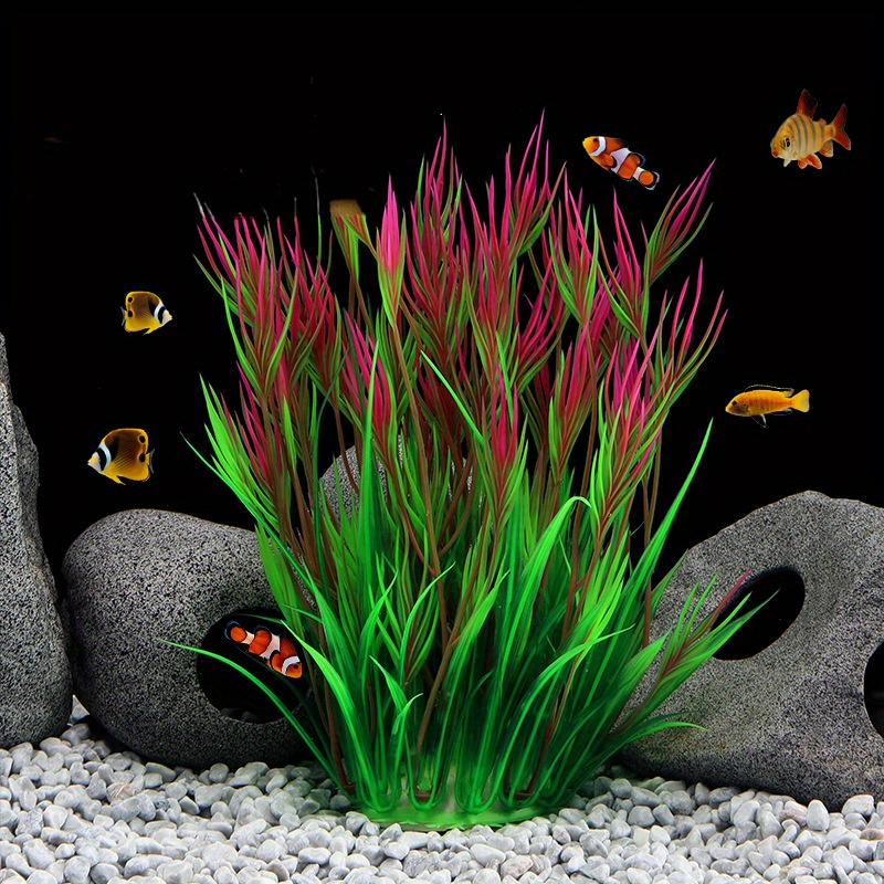 Fish Tank Landscaping Plastic Water Grass Aquarium Plastic - Temu