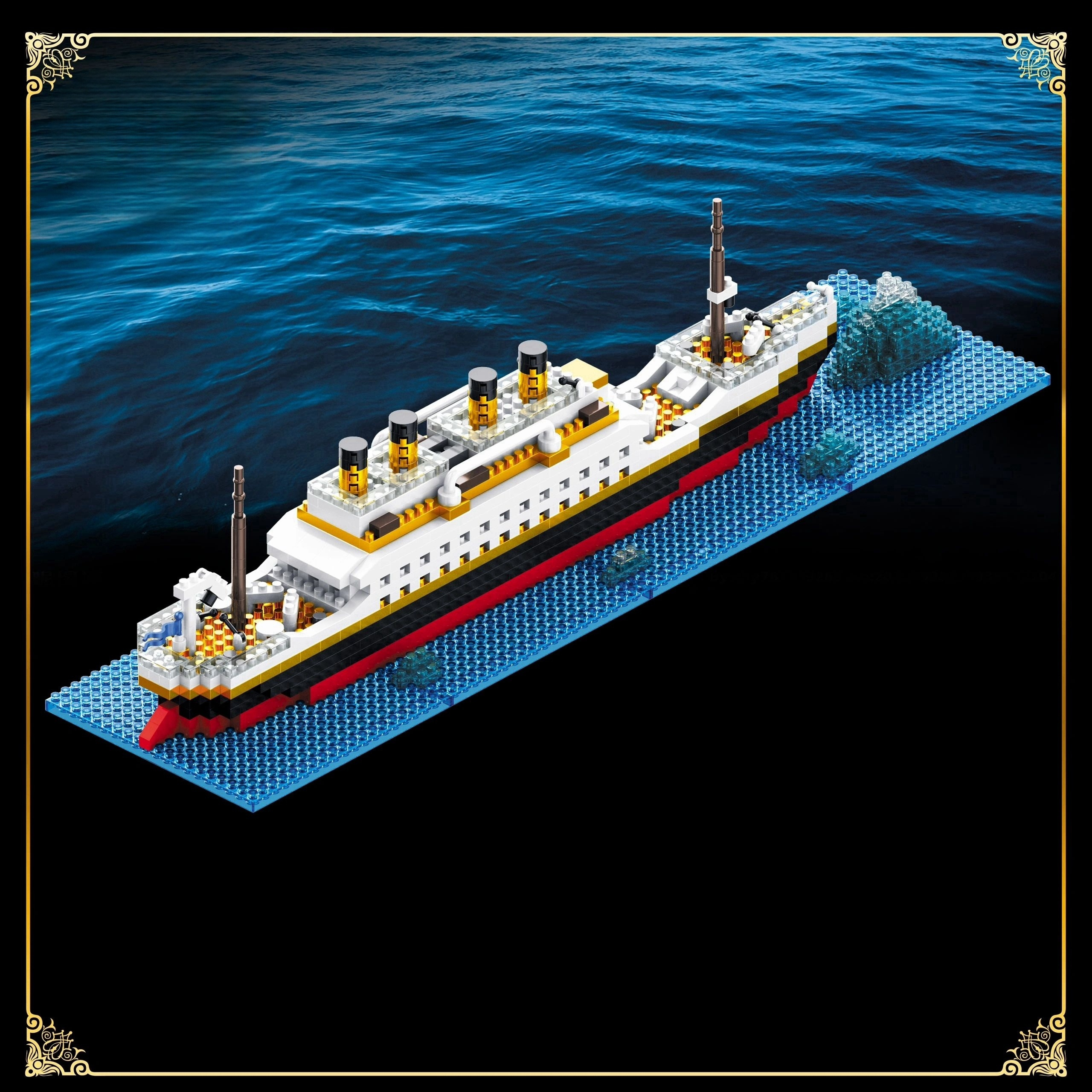 Micro Particles Assembled Building Blocks At Sea Luxury Cruise Ship  Building Models Ship Toys Gifts Ornaments - Temu United Arab Emirates