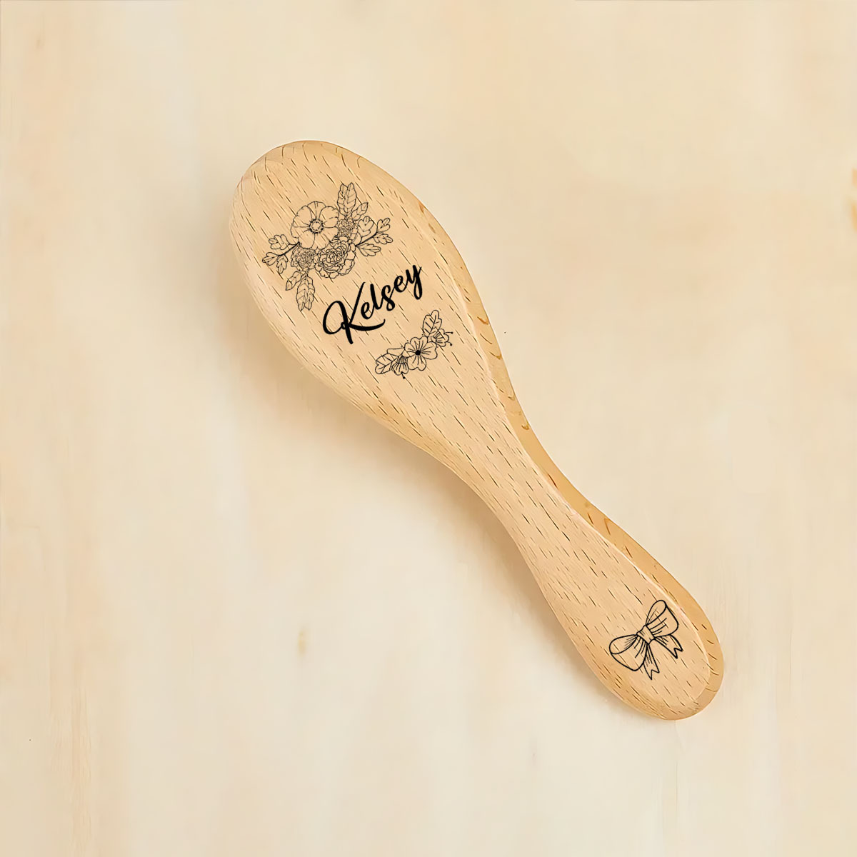 Regalo de bebé personalizado Niñas / Cepillo de pelo de bebé de madera  personalizado / Cepillo de bebé personalizado / Regalo de ducha de bebé  Niñas / Regalo de recuerdo de bebé / -  México