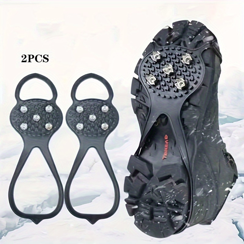 Crampons pour chaussures de randonnée, crampons à glace antidérapants