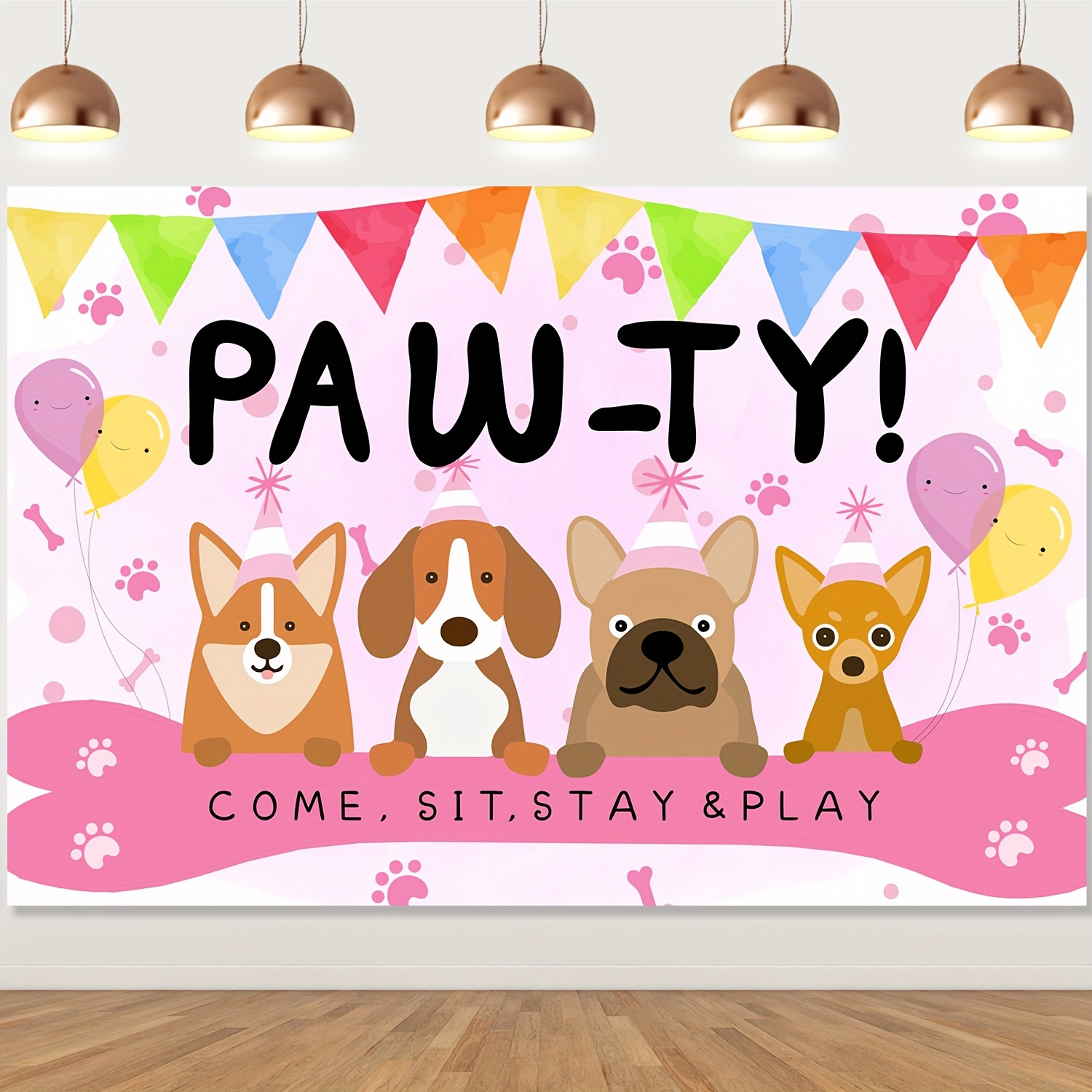 Hunde Geburtstag Deko, Hund Party Set Party Deko, Hund Party Zubehör Set,  Haustiere Papiergeschirr, Dog Party Geschirr Set, Hund Partygeschirr Set