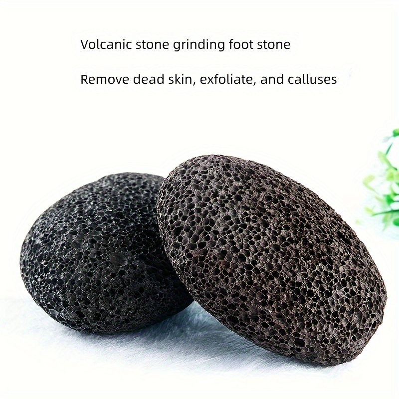 

Natural Lava Pumice Stone For Feet, Exfoliating Foot Scrubber, Pedicure Tools For Heels And Palm, Skin Care Accessory