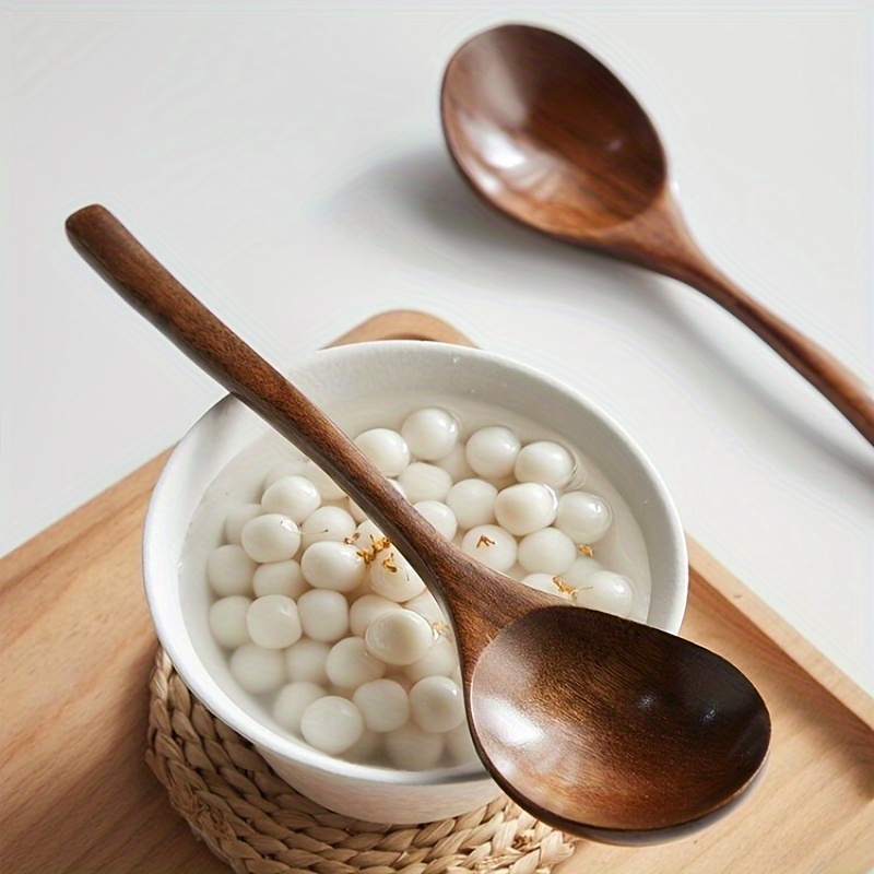 Natural Coconut Bowl Spoon Set Shell Salad Noodle Rice Fruit - Temu Canada