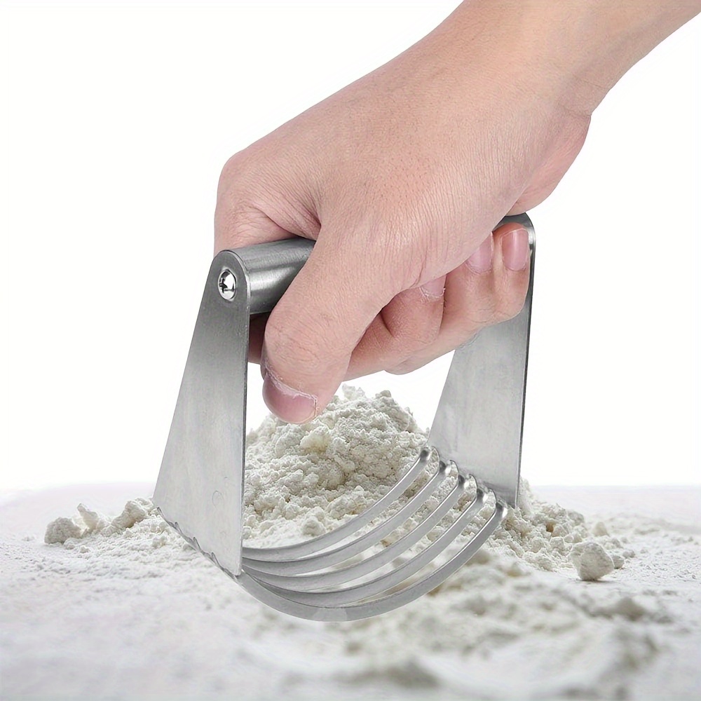 Simple Craft Pastry Cutter For Baking - Stainless Steel Pastry Blender Tool  With Comfortable Grip Handle - Heavy Duty Dough Cutters & Dough Blender Fo