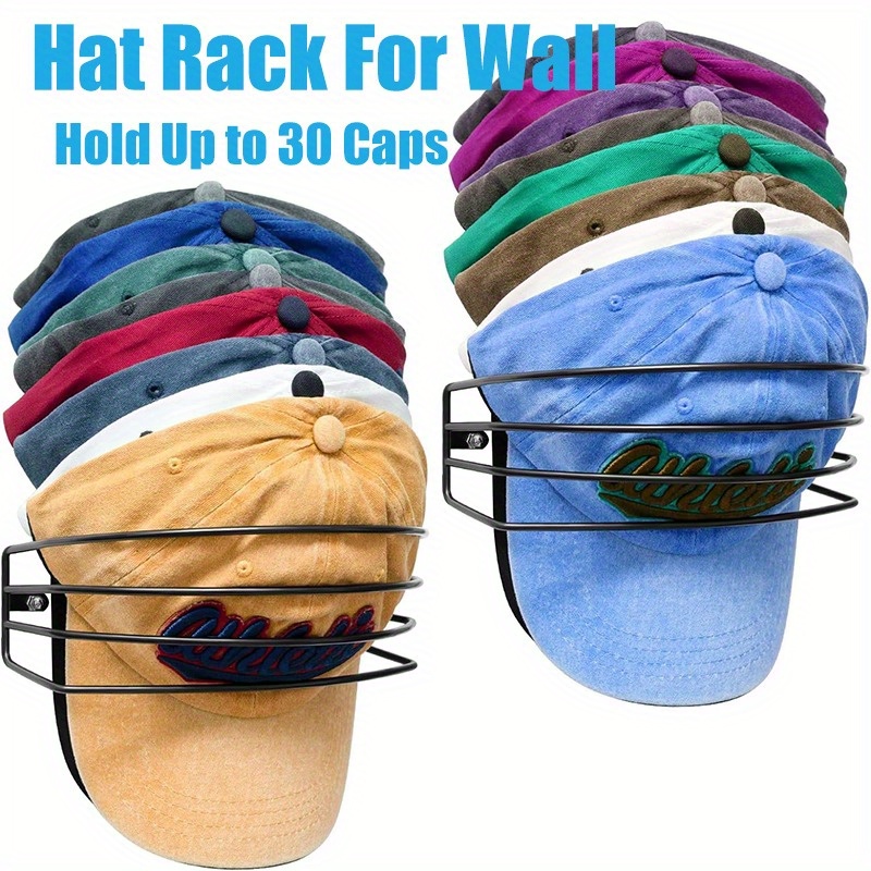 Porte-chapeaux pour mur de casquettes de baseball Porte-chapeau avec 20  crochets Porte-chapeau Macramé Cintres de rangement de chapeaux Boho Cintres  de rangement Rangement de placard
