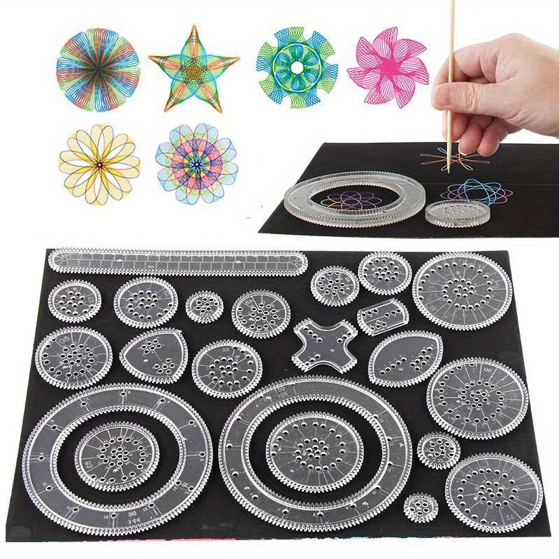 10 Rock Painting Kit, 34 Pcs Arts and Crafts for Kids Ages 4-8+