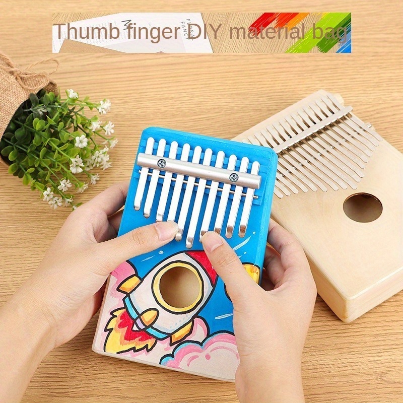 DIY,Thumb Finger Diy Material Bag,10/17 Keys Kalimba Thumb Piano