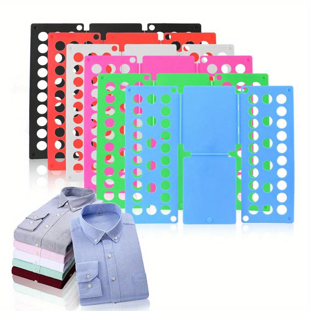 

1pc Kids Magic Clothes Folder, Plastic T-shirts Jumpers Organizer, Quick Fold Save Time Clothes Holder, Home Storage Board For Efficient Packing & Closet Organization