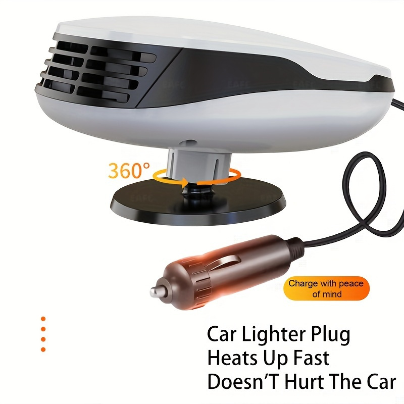 Radiateur soufflant Kit de chauffage de voiture portable 2 en 1, dégivreur  de chauffage rapide, ventilateur