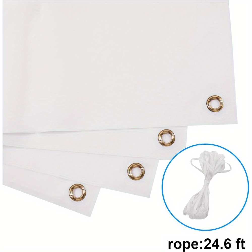 Polyester Cloth Blank Banners White Banner Signs With - Temu