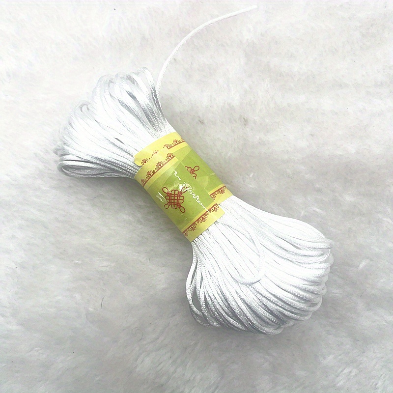 Image of 20yards/.5mm Chinese Knot Line Cord Satin Cord Nylon Cord Diy String Necklace Bracelets Cord