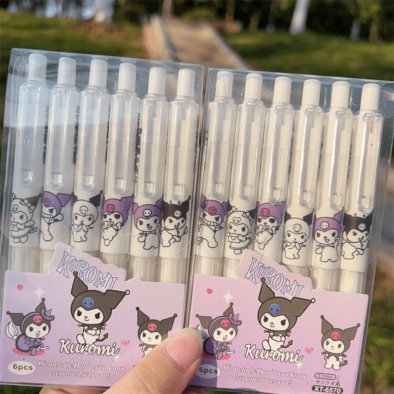 6pcs/set Sanrio Anime Series  Free Shipping Kawaii Pencil