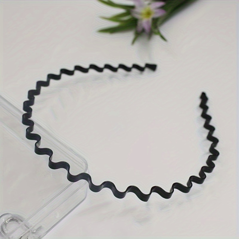 

Wave Shaped Head Band Simple Style Broken Hair Finishing Head Hoop Suitable For Face Washing Skin Care Mask Make Up