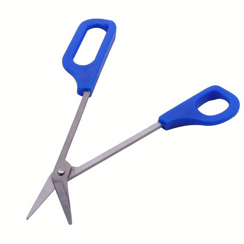 Image of 1 Pcs Long Reach Toe Nail Scissor For Disabled And Elderly - Perfect For Pedicure, Manicure, And Chiropody Clipping