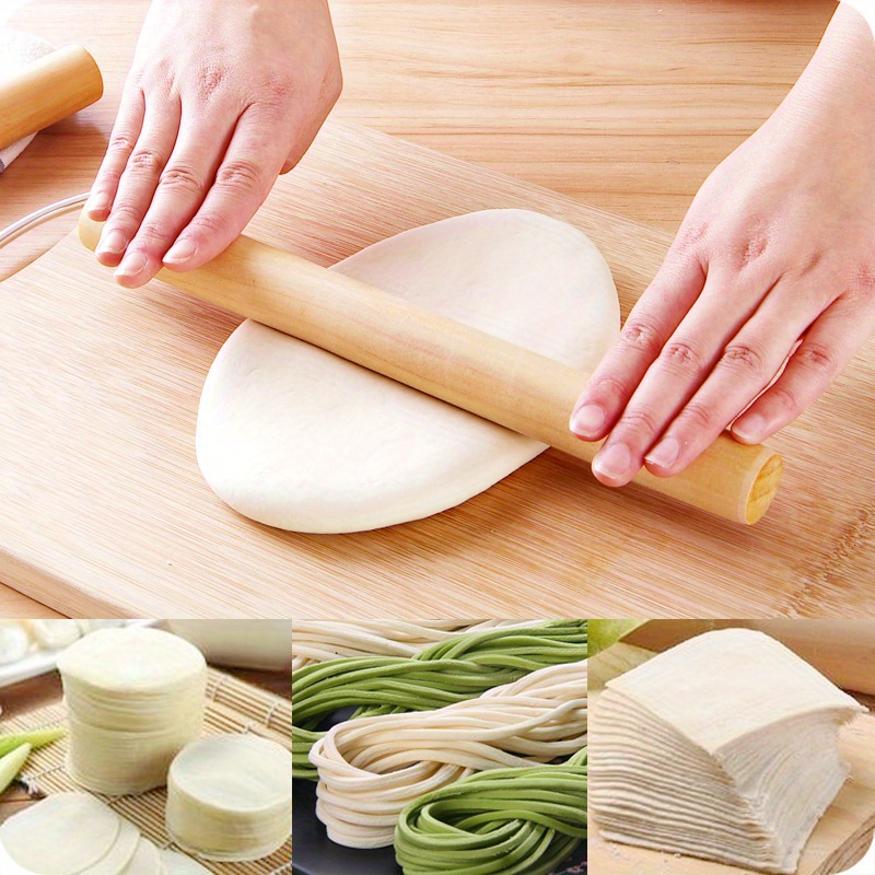 Portable Rolling Pin Non-stick Plastic Fondant Roller Pastry Dough Roller  Embossing Baking Tools Kitchen Accessories