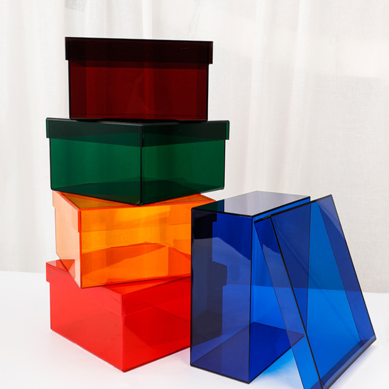 5-Sided Frosted Acrylic Box - Plexiglass Display Case