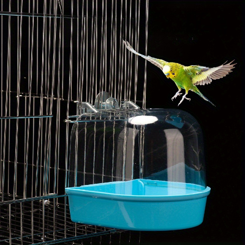 Baignoire Oiseaux Cage Bains d'oiseaux Petits Perroquets Suspendue