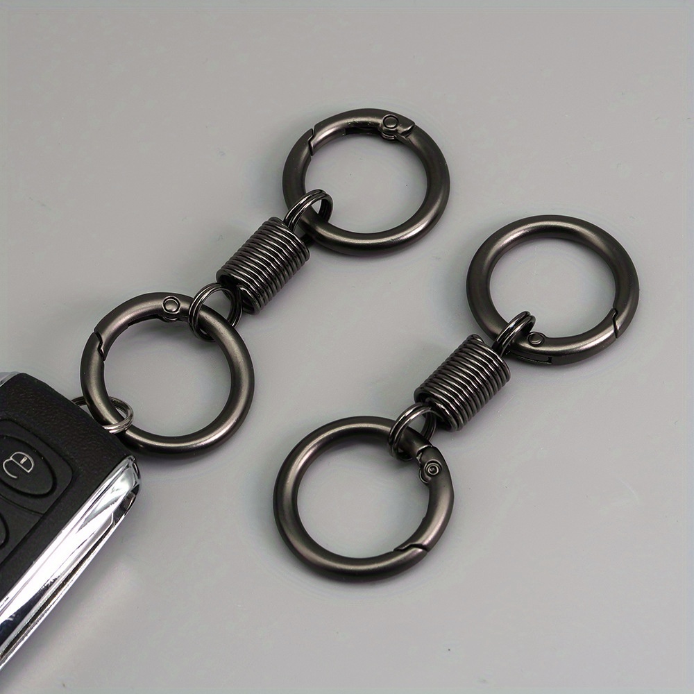 Creative Spring Keychain Carabiner Keyring Car Key Pendant